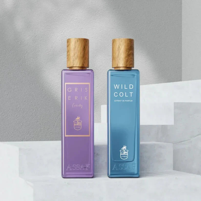 Assaf Wild Cold + Gris Erik perfume  / عساف البرية الباردة + جريس إريك